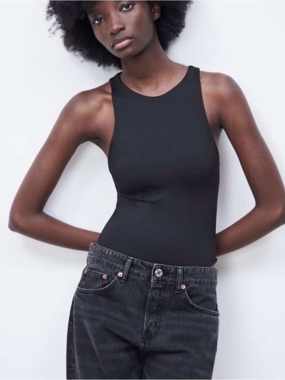 ZARA Halter Neck Bodysuit